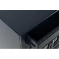 Komoda Avola 127 cm z masivu tmavě modrá
