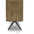 Komoda Massa 160 cm z masivu hnědá/grafit