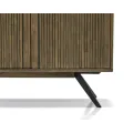 Komoda Massa 160 cm z masivu hnědá/grafit