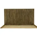 Dvoulůžková postel Massa 180x200 z masivu hnědá