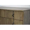 Komoda Massa 100 cm z masivu hnědá/grafit