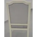 Čalouněná jídelní židle Dijon 28 z masivu krémová/šedá