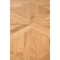 Jídelní rozkládací stůl Indus 190/240 cm z masivu dub přírodní/grafit