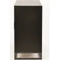 Komoda Indus 117 cm z masivu dub přírodní/grafit