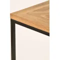 Konzolový stolek Indus 116 cm z masivu dub přírodní/grafit