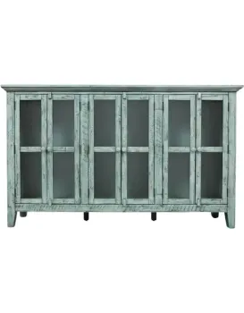 Komoda Avola 1615-70 178 cm z masivu modrá