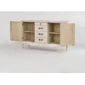Komoda Venezia 150 cm z masivu béžová