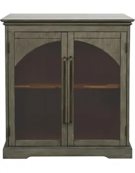 Komoda Avola 84 cm z masivu šalvějově šedá