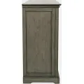 Komoda Avola 84 cm z masivu šalvějově šedá