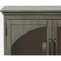 Komoda Avola 244 cm z masivu šalvějově šedá