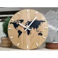 Nástěnné hodiny World Wood černé