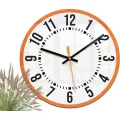 Nástěnné hodiny Oskar 30 cm bílé/oranžové