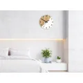 Dřevěné nástěnné hodiny Oxford 33 cm dub přírodní/bílé