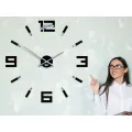 3D nalepovací hodiny Blink černé