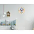 Dětské nástěnné hodiny Ami Panda 30 cm vícebarevné