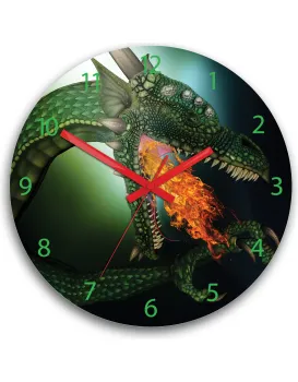 Dětské nástěnné hodiny Ami Dragon 30 cm vícebarevné