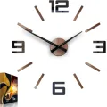 3D nalepovací hodiny Reden černo-měděné