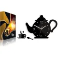 Nástěnné hodiny Kettle černé