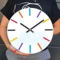 Nástěnné hodiny Colorfull 32 cm bílé/barevné