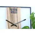Nástěnné hodiny Woody 33 cm ořech/černé