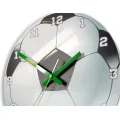 Dětské nástěnné hodiny Fotbal 30 cm černobílé