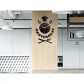 Nástěnné hodiny Master Chef černé
