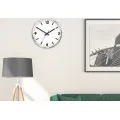 Nástěnné hodiny Solar 30 cm černé/bílé