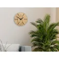 Dřevěné nástěnné hodiny Aksel 33 cm dub přírodní/černé