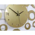 3D nalepovací hodiny Ring zlaté