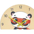 Dětské nástěnné hodiny Ami Panda hrdina 30 cm vícebarevné