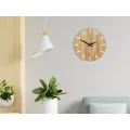 Nástěnné hodiny Simple Oak hnědé