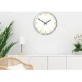 Nástěnné hodiny Solar 30 cm žluté