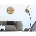 Nástěnné hodiny Horizont hnědé