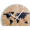 Nástěnné hodiny World Wood černé
