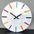 Nástěnné hodiny Colorfull 32 cm bílé/barevné