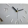 Nástěnné hodiny Coffee světle šedé