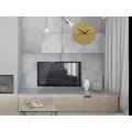 Nástěnné hodiny Arabic hnědo-zelené