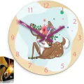 Dětské nástěnné hodiny Ami Jelínek 30 cm vícebarevné