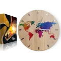 Nástěnné hodiny World Wood hnědé