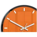Nástěnné hodiny Rolo 30 cm oranžové