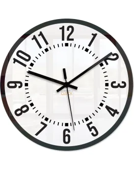 Nástěnné hodiny Oskar 30 cm bílé/černé