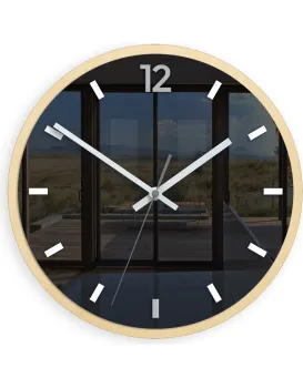 Nástěnné hodiny Grafit 30 cm šedé/černé