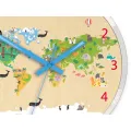 Dětské nástěnné hodiny Mirro Svět 30 cm vícebarevné