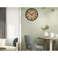 Dřevěné nástěnné hodiny Berlin 33 cm černé/hnědé