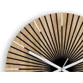 Dřevěné nástěnné hodiny Arian 33 cm dub přírodní/černé