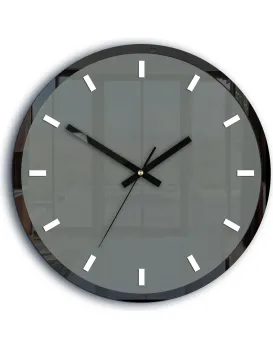 Nástěnné hodiny Rolo 30 cm šedé