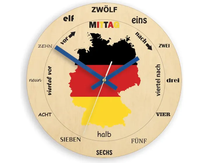 Nástěnné hodiny Germany hnědé