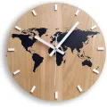 Nástěnné hodiny World Wood černé