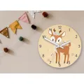 Dětské nástěnné hodiny Ami Jelínek s květy 30 cm vícebarevné
