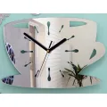 Nástěnné hodiny Coffe 33 cm zrcadlové
